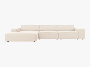 COLTAR JODIE, STANGA, 4 LOCURI, 284 CM, DIVERSE CULORI SI MATERIALE, DESIGN DEOSEBIT - Img 3