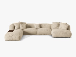 COLTAR MARTINA STANGA, 4+ LOCURI, 406 CM, DIVERSE CULORI SI MATERIALE, DESIGN DEOSEBIT - Img 9