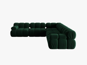 COLTAR MODULAR BELLIS, 5 LOCURI, 282 CM, DIVERSE CULORI SI MATERIALE, DESIGN DEOSEBIT - Img 16