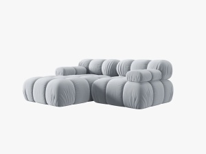 COLTAR MODULAR BELLIS, STANGA, 2 LOCURI, 188 CM, DIVERSE CULORI SI MATERIALE, DESIGN DEOSEBIT - Img 17