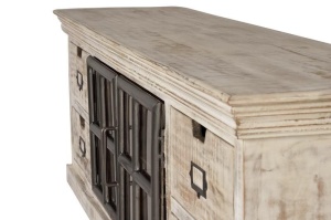 COMODA TV 1129, DIN LEMN DE MANGO, STIL INDUSTRIAL G&C - Img 8