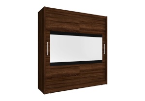 DULAP DORMITOR MAJA IV 180 STEJAR SONOMA CIOCOLATIU DESIGN MODERN PSK
