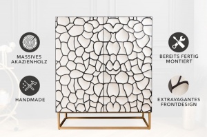 DULAP LIVING 120CM, LEMN DE MANGO SI CADRUL DIN METAL, ARTIM GROUP COLLECTION - Img 8