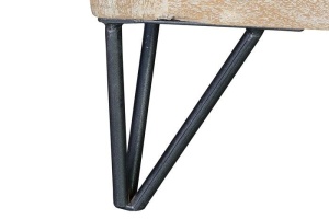 DULAP LIVING RITUAL 102CM, LEMN DE MANGO SI METAL, GINER Y COLOMER - Img 3