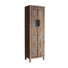 DULAP MACAO REF. 27005, NATURAL, DIN LEMN MASIV DE PIN SI METAL, STIL VINTAGE VIC