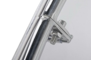 FOTOLIU EXCLUSIVIST BUBBLE STAND 2, NEGRU/TRANSPARENT/CROM, DIN ACRIL SI PIELE ECOLOGICA, STIL MODERN - Img 6