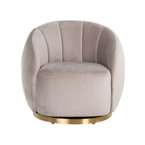 FOTOLIU ROTATIV JAGO, S4530, QUARTZ KAKI 903, CONFECTIONAT DIN METAL, SPUMA, LEMN SI 100% POLIESTER TEDDY, STIL MODERN - Img 4