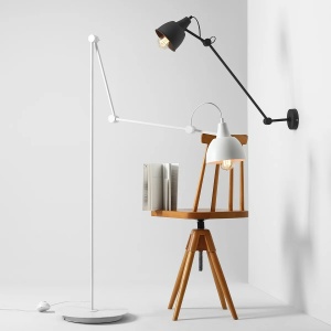 LAMPADAR AIDA, 233 CM, ALB, DIN METAL, STIL VINTAGE - Img 5