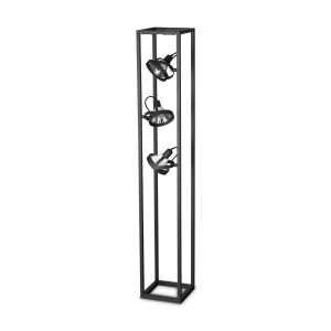 LAMPADAR AUDIO PT3 H130, NEGRU, DIN METAL, STIL MODERN