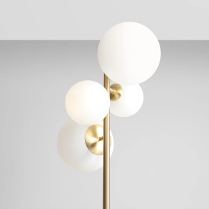 LAMPADAR BLOOM, 4 BRATE, 161 CM, ALAMA, DIN STICLA SI METAL, STIL MODERN