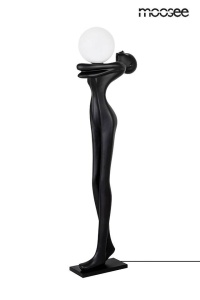 LAMPADAR, HUMAN MOON, FIBRA DE STICLA SI ABAJUR DE STICLA, STIL MODERN