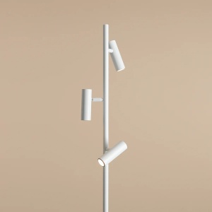 LAMPADAR TREVO, 3 BRATE, 164 CM, ALB, DIN METAL, STIL MODERN