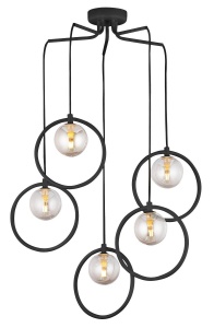 LUSTRA IVO 1826, DIN METAL SI STICLA, STIL MODERN, JUPITER