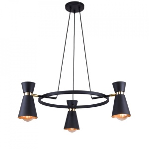 LUSTRA KEDAR 1012E1_K, NEGRU/AURIU, STIL VINTAGE, ALDEX