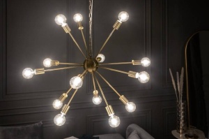 LUSTRA MODERNA, SPUTNIK 87CM, DIN METAL, DESIGN MODERN