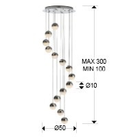 LUSTRA/PLAFONIERA CU LED SPHERE 793746 DESIGN MODERN SCHULLER - Img 2