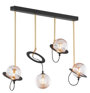LUSTRA PLANET 1892, DIN METAL SI STICLA, STIL VINTAGE, JUPITER