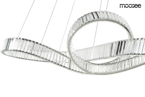 LUSTRA WAVE 160B, CROM, CONFECTIONATA DIN OTEL SI CRISTALE, STIL MODERN - Img 3