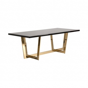 MASA DINING BICHES REF. 25766, DIN METAL SI STICLA, STIL MODERN, VIC - Img 2