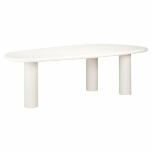 MASA DINING BLOOMSTONE, 235 CM, ALBA, DIN MDF SI ECO PLASTER, RICHMOND INTERIORS