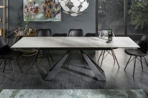 MASA DINING, CONCORD 180/230CM, DIN CERAMICA, STICLA SI METAL, ASPECT MARMURA, ARTIM GROUP SELECTION - Img 3