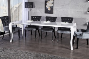 MASA DINING EXTENSIBILA ALB LUCIOS BAROCCO 20053 - DESIGN VINTAGE