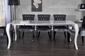 MASA DINING EXTENSIBILA ALB LUCIOS BAROCCO 20053 - DESIGN VINTAGE - Img 2
