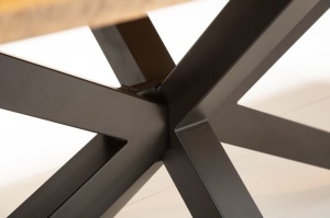 MASA DINING, GALAXIE 200CM, LEMN MASIV MANGO, STIL INDUSTRIAL, ARTIM GROUP SELECTION - Img 5