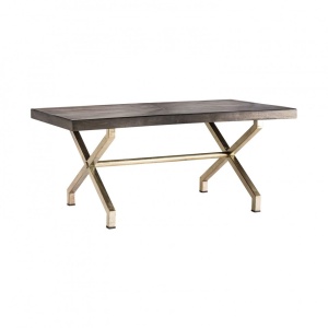 MASA DINING MARO/AURIE 24950 DIN LEMN SI METAL 90X180 CM KRAJ STIL MODERN VIC