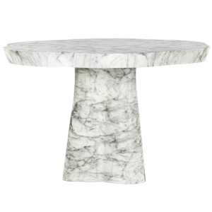 MASA DINING ROCKYARD, 140Ø, 7796, CU ASPECT DE MARMURA IDEALA PENTRU INTERIOR SAU EXTERIOR, RICHMOND INTERIORS