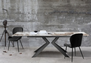 MASA EXTENSIBILA DE LUX, ONICE GRI 160/240CM, METAL SI CERAMICA, ARTIM GROUP SELECTION - Img 8