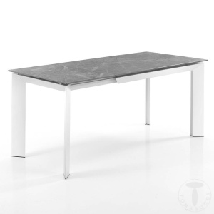 MASA EXTENSIBILA DIN CERAMICA 120/170CM, BLADE, COD 4657, STIL MODERN, REALIZATA DIN METAL SI CERAMICA - Img 2