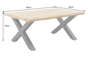 MASUTA DE CAFEA 90CM, WILD, DIN FURNIR LEMN SI METAL, ARTIM GROUP SELECTION - Img 4
