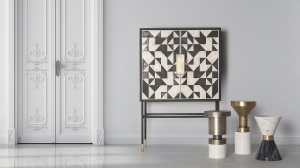 MASUTA DE CAFEA RECKE REF. 25329, DIN ALAMA, MARMURA SI MDF, STIL MODERN, VIC