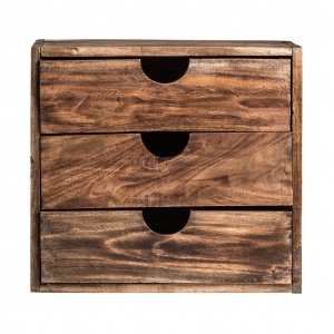 NOPTIERA DELLACH, REF. 25367,CULOARE NATURALA, STIL INDUSTRIAL, DIN LEMN DE MAHON, VIC