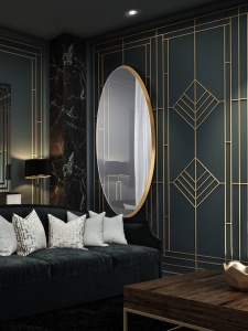 OGLINDA DECORATIVA 173CM, ARIES, COD 119573, STIL MODERN SCHULLER