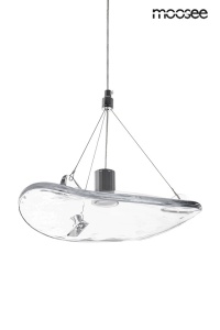 PENDUL AQUA 25, TRANSPARENT, CONFECTIONAT DIN STICLA SI METAL, STIL MODERN