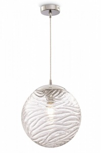 PENDUL DUNAS P059PL-01CH, DIN METAL SI STICLA, STIL MODERN, MAYTONI