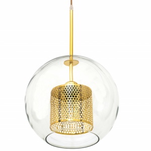PENDUL LOFT GOLD APP554-1CP, 20 cm, AURIU, DIN OTEL, METAL SI STICLA, STIL MODERN, TU - Img 3