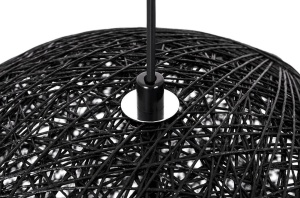 PENDUL LUNA 110, NEGRU, DIN CANEPA, STIL MODERN, B2 - Img 4