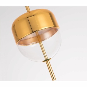 PENDUL METAL GOLD APP551-1CP, 15X37 cm, AURIU, DIN OTEL, METAL SI STICLA, STIL MODERN, TU - Img 4