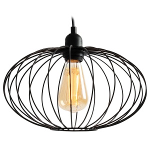 PENDUL PARMA GY180402, 17x30,5x85 cm, NEGRU, DIN OTEL SI METAL DE INALTA CALITATE, STIL MODERN, TU - Img 2