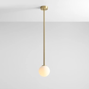PENDUL PINNE LONG, 92 CM, ALAMA, DIN STICLA SI METAL, STIL MODERN