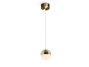 PENDUL SPHERE, 12 CM, ALAMA, DIN METAL SI POLICARBONAT, STIL MODERN - Img 3
