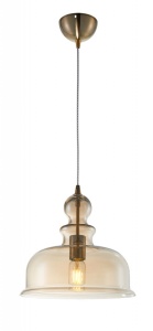 PENDUL TONE P001PL-01BZ , DIN METAL SI STICLA, STIL VINTAGE, MAYTONI