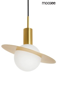 PENDUL URAN, AURIU, DIN METAL SI STICLA, STIL MODERN, B2 - Img 2
