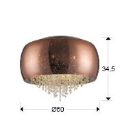 PLAFONIERA ELEGANTA LED CAELUM 618320 - DESIGN MODERN - SCHULLER - Img 3