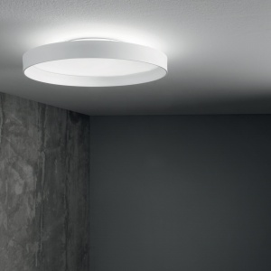 PLAFONIERA FLY PL D45, ALB, 45 CM, DIN ALUMINIU, STIL MODERN - Img 3