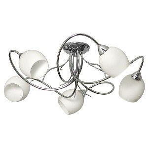 PLAFONIERA LAURA SILVER 555F - ALDEX