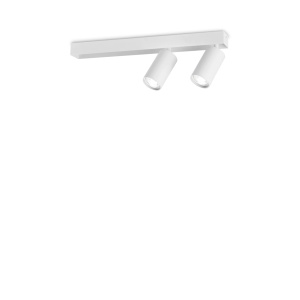 PLAFONIERA PROFILO PL2, ALB, DIN METAL, STIL MODERN